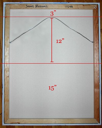 How to Attach a Hanging Wire to a Painting: Part 1 