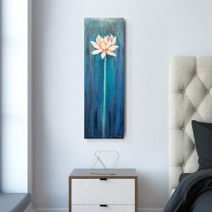 Stand Tall lotus painting by Cedar Lee