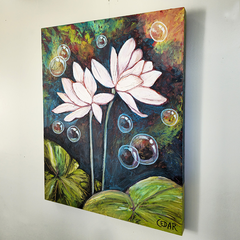Lotus art by Cedar Lee