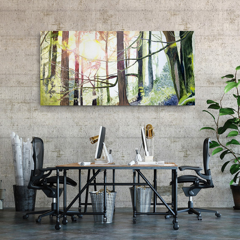 Spring Forest Painting