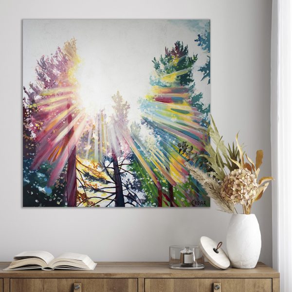 Sunburst Painting by Cedar Lee