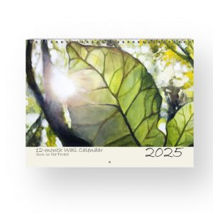 2025 Wall Calendar Sun in the Forest Art