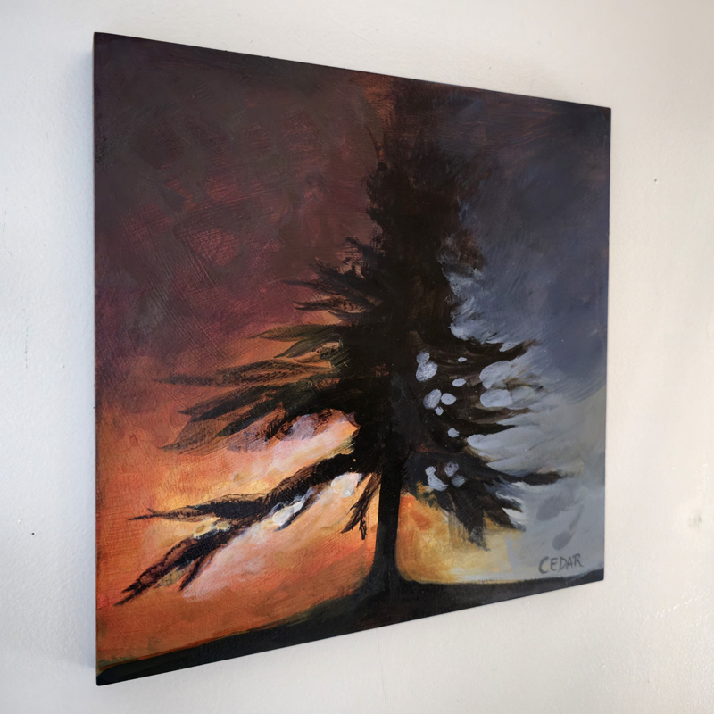 Night Tree Painting